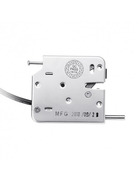 12 DC 2A Electric Magnetic Cabinet Door Lock Silver Self Pop-Up Fail Secure Feedback Signal