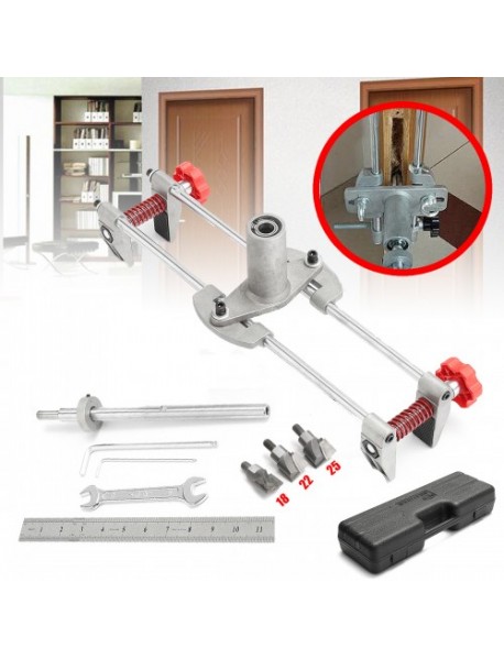 5 Minutes Door Lock Mortiser Jig Kit With Three Cutters