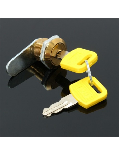 16mm Cam Lock Door File Cabinet Letter Mail Box Drawer Cupboard with 2 Key