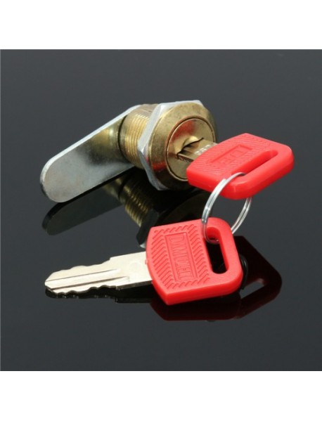 16mm Cam Lock Door File Cabinet Letter Mail Box Drawer Cupboard with 2 Key