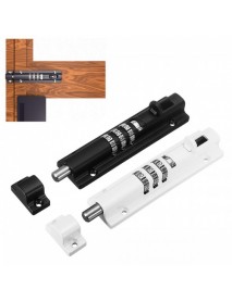 Door Bolt Lock Sliding Combination Code Resettable For Gate Shed Garage Cabinet