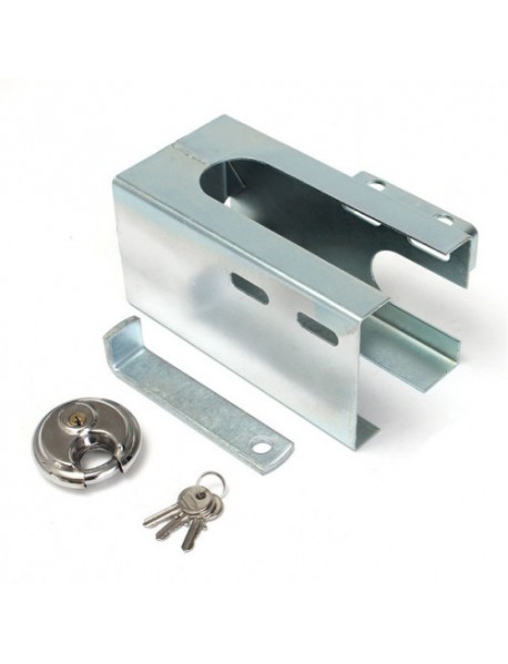 Metal Universal Trailer Security Lock Tow Anti-theft Lock With 2 Keys