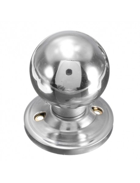 Stainless Steel Bathroom Door Lock Cylinder Round Knob Door Handle for 25mm-45mm Door