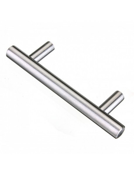 10*100*64mm Solid Steel Brushed Nickel Cabinet Bar Door Handles