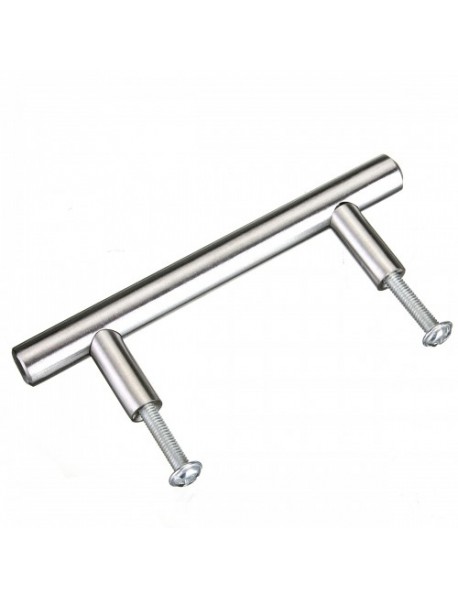 10*100*64mm Solid Steel Brushed Nickel Cabinet Bar Door Handles