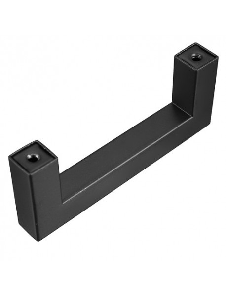 12x12mm Black Hollow Square Stainless Steel Door Handles Drawer Pull For Cupboard Cabinet