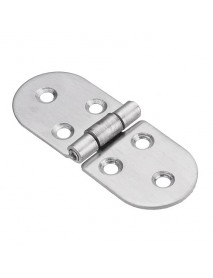 Stainless Steel Adjustable Half Round Door Butt Hinges Industrial Folding Hinge Furniture Hardware