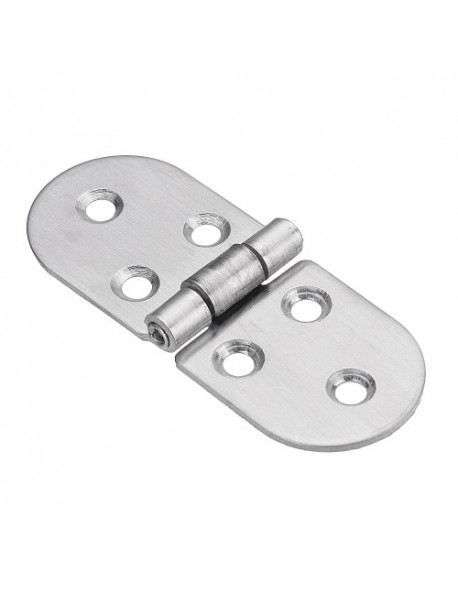 Stainless Steel Adjustable Half Round Door Butt Hinges Industrial Folding Hinge Furniture Hardware