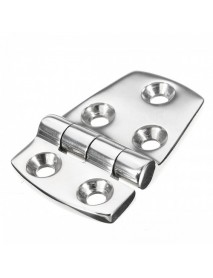 38 x 56mm 316 Stainless Steel Flush Hinges Door Hinge Polished Silver Hardware