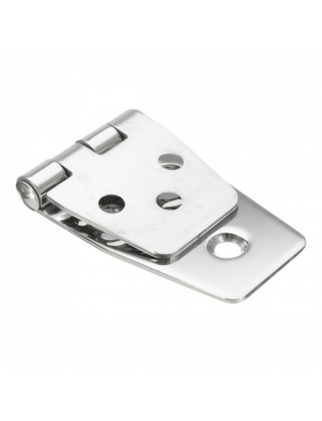 38x97mm Flush Hinges 316 Stainless Steel Polished Silver for Boat Marine Door