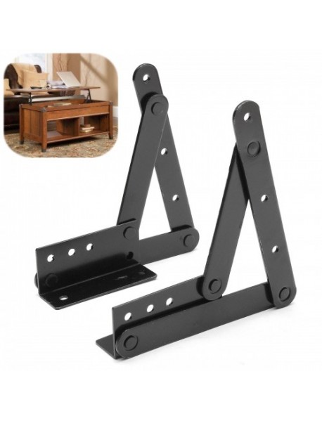 1 Pair Lift Up Bracket Table Desk Furniture Frame Mechanism Hinge Hardware