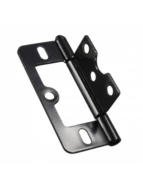 76x35mm Black Iron Door Injection Hinge Lash  For Furniture Cabinet