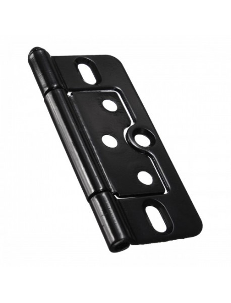 76x35mm Black Iron Door Injection Hinge Lash  For Furniture Cabinet