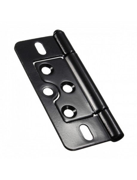 76x35mm Black Iron Door Injection Hinge Lash  For Furniture Cabinet