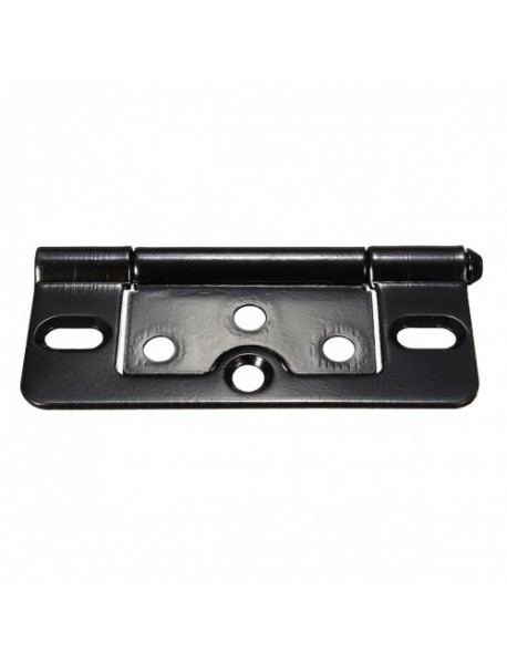 76x35mm Black Iron Door Injection Hinge Lash  For Furniture Cabinet