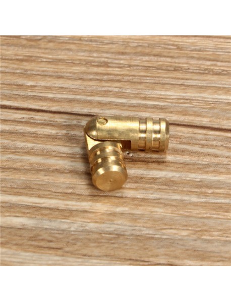 5mm x 25mm Pure Copper Brass Wine Jewelry Box Hidden Invisible Concealed Barrel Hinge