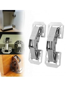 2pcs Cabinet Bridge Hinge Cupboard Door Hinge