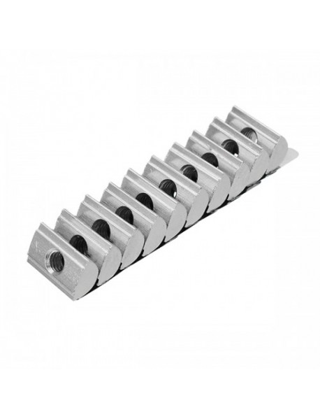 10pcs 4040 M6 Shrapnel Nut Block Elastic Nut EU Standard for 4040 Aluminum Profile