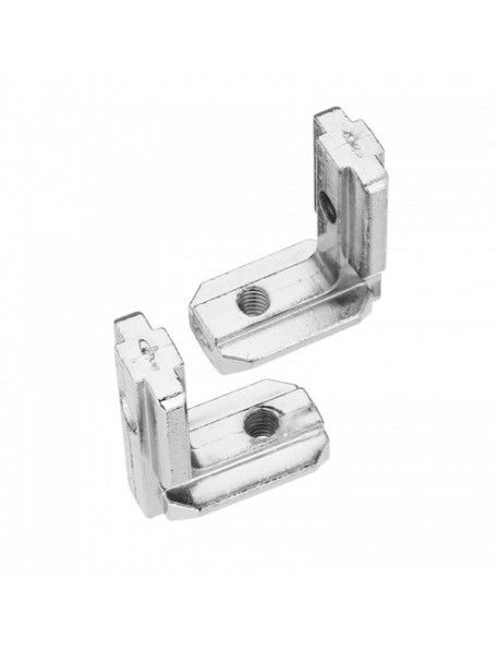 Suleve LJ40 5Pcs T Slot L Shape Inside Corner Connector Joint Bracket for 4040 Series Aluminum Profile