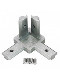 Suleve CJ40 T Slot 3 Way 90 Degree Inside Corner Connector Joint Bracket for 4040 Series Aluminum Profile