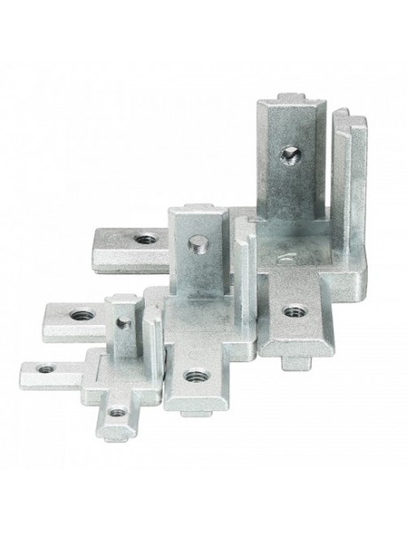 Suleve CJ30 T Slot 3 Way 90 Degree Inside Corner Connector Joint Bracket for 3030 Series Aluminum Profile