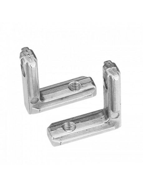 Suleve LJ20 5Pcs T Slot L Shape Inside Corner Connector Joint Bracket for 2020 Series Aluminum Profile