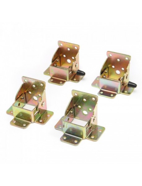 4pcs Folding Bracket Folding Table Leg Brackets with Lock Table Hinges Furniture