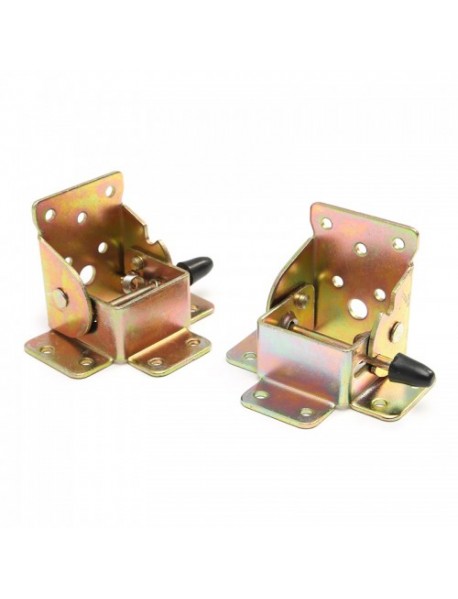 4pcs Folding Bracket Folding Table Leg Brackets with Lock Table Hinges Furniture