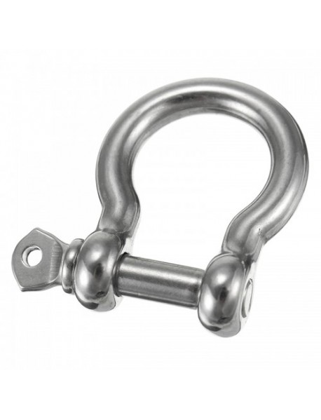 Ring Bow Shackle with Screw Pin 304 Stainless Steel Bracelet Shackle