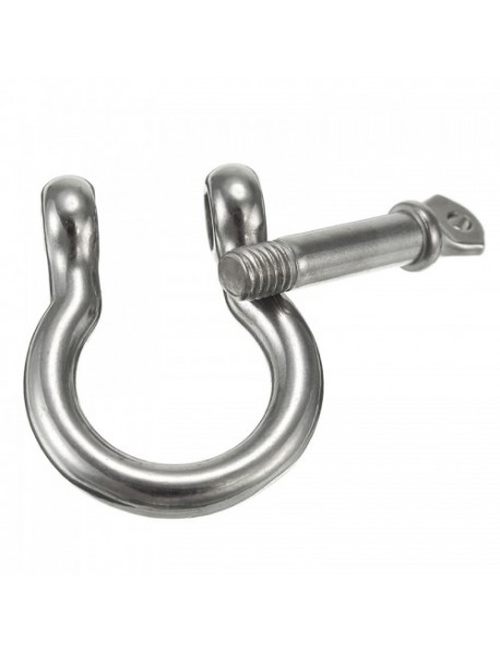 Ring Bow Shackle with Screw Pin 304 Stainless Steel Bracelet Shackle